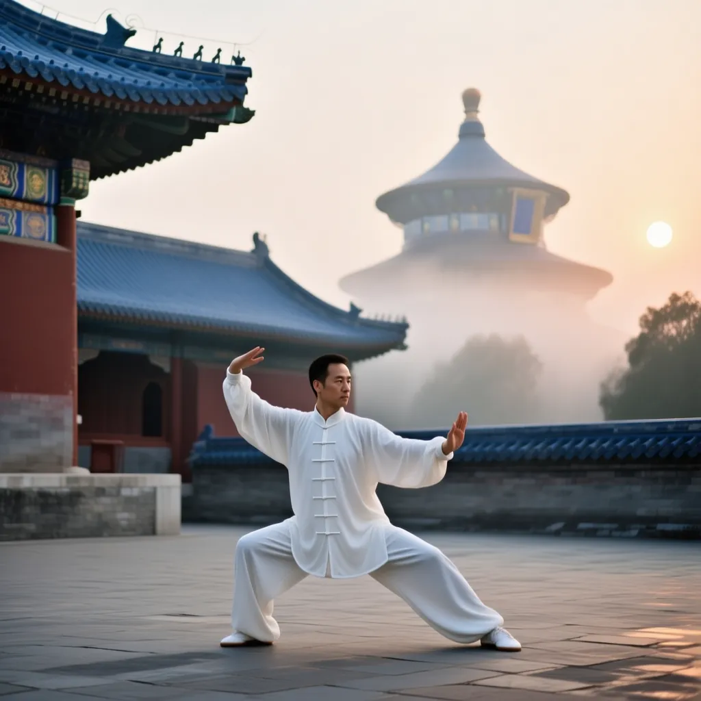 Beijing Temple of Heaven Tai Chi Class